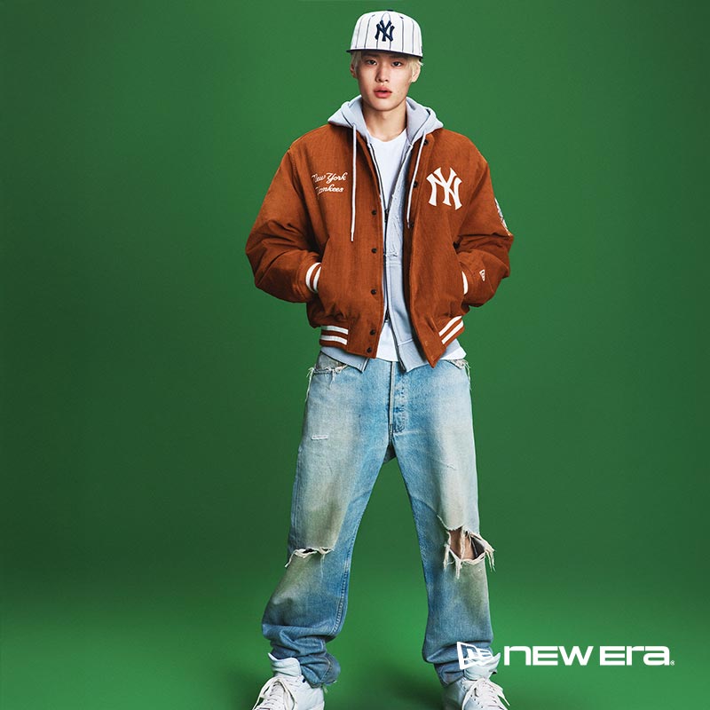 MLB 뉴욕 양키스 코듀로이 스타디움 재킷 코퍼
